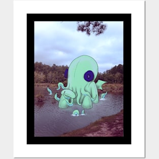 Real Plushies: Cthulhu Lake Posters and Art